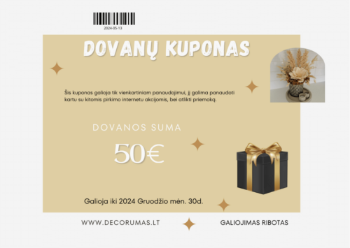 dovanu kuponas