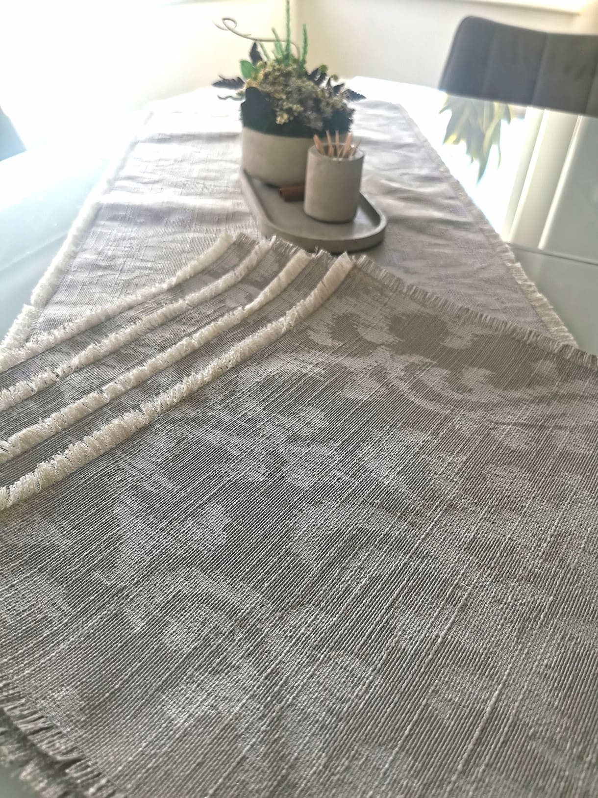 Balti Stalo padėkliukai su takeliu - Image 2